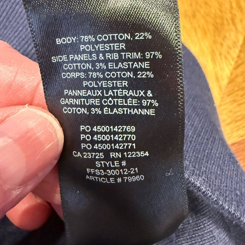 TNA Cozy AF Fleece Pullover Hoodie in Navy - Picture 5 of 10